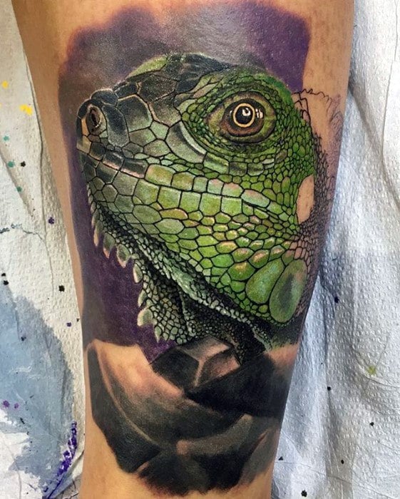 tatuaje iguana 88