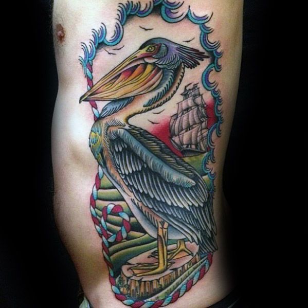 tatuaje pelicano 13