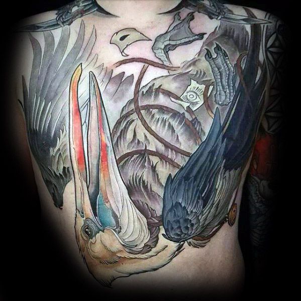 tatuaje pelicano 49
