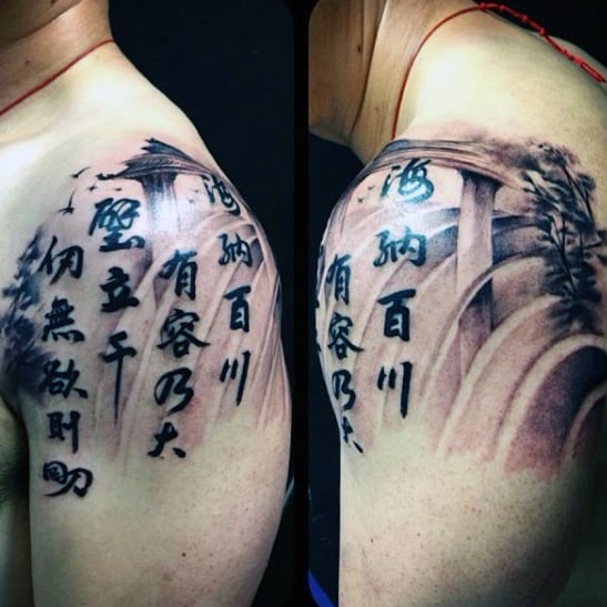 tatuaje simbolo chino 123