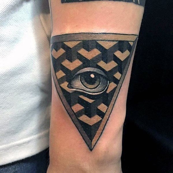 tatuaje simbolo illuminati 13