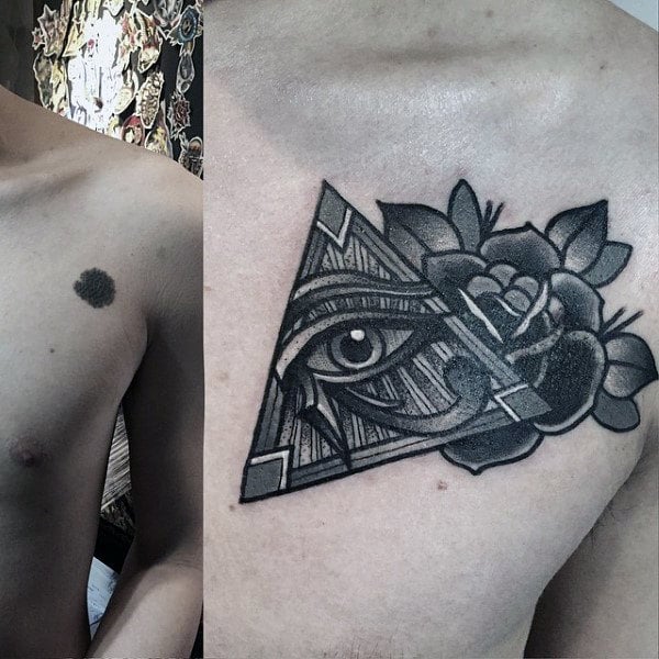 tatuaje simbolo illuminati 133