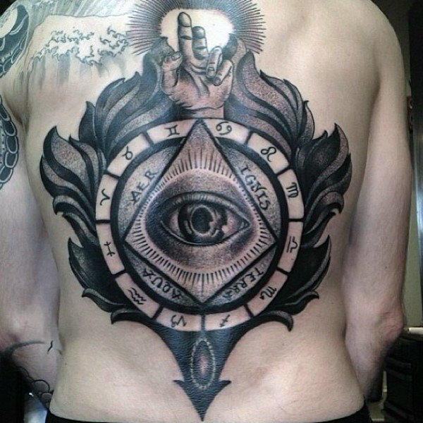 tatuaje simbolo illuminati 280