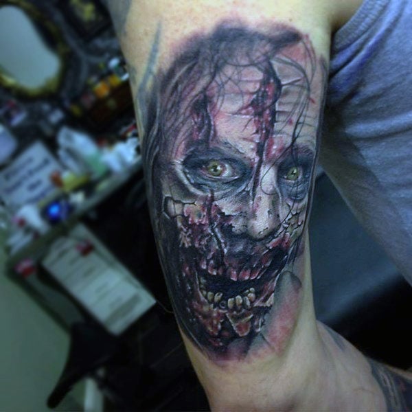 tatuaje zombie 136