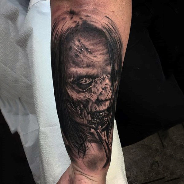 tatuaje zombie 151
