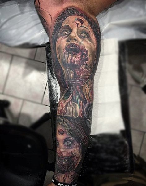 tatuaje zombie 238