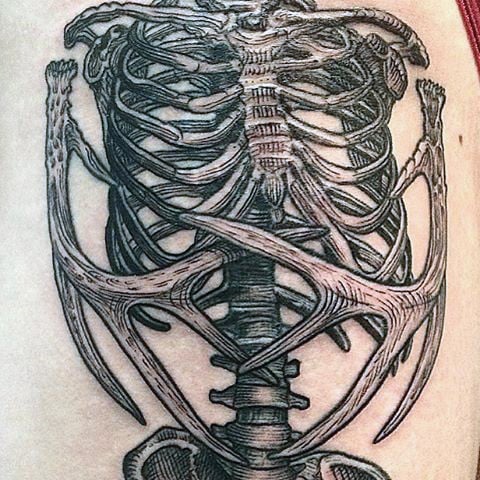 tatuaje esqueleto 113