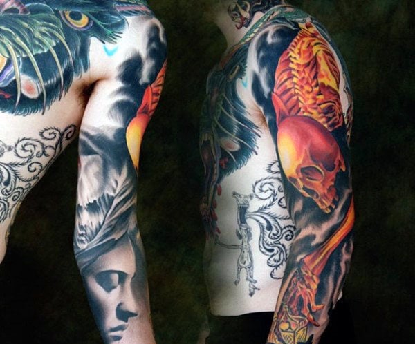 tatuaje esqueleto 33