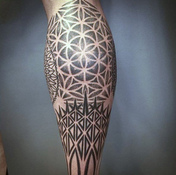 tatuaje geometria sagrada 141