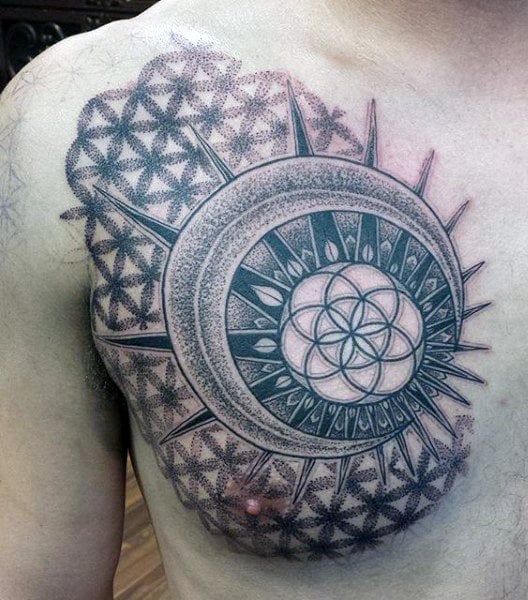 tatuaje geometria sagrada 177