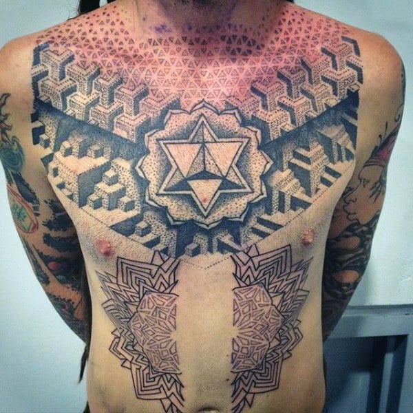 85 Tatuajes de geometría sagrada (Con el significado)