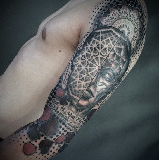 tatuaje geometria sagrada 249