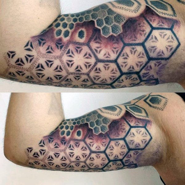 tatuaje geometria sagrada 313