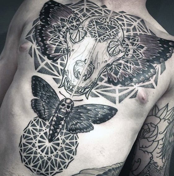 tatuaje geometria sagrada 89