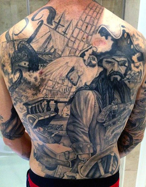 tatuaje pirata 69