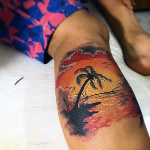 80 Tatuajes de playas (Con el significado)