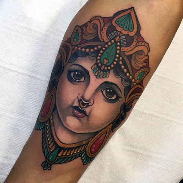 tatuaje Dios Krishna 06