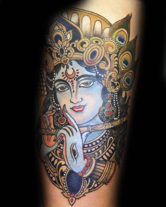 tatuaje Dios Krishna 16