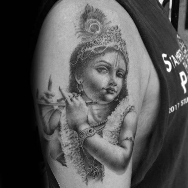 tatuaje Dios Krishna 24