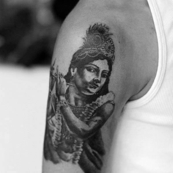 tatuaje Dios Krishna 26