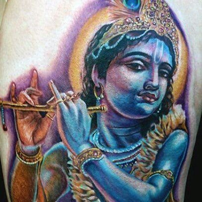 tatuaje Dios Krishna 30
