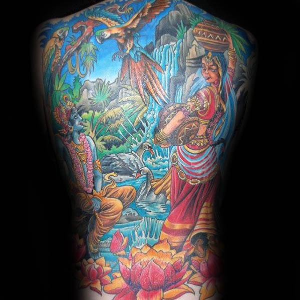 tatuaje Dios Krishna 32