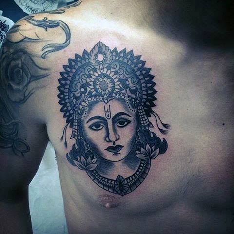 tatuaje Dios Krishna 38