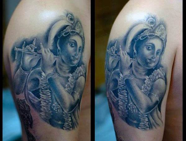 tatuaje Dios Krishna 52