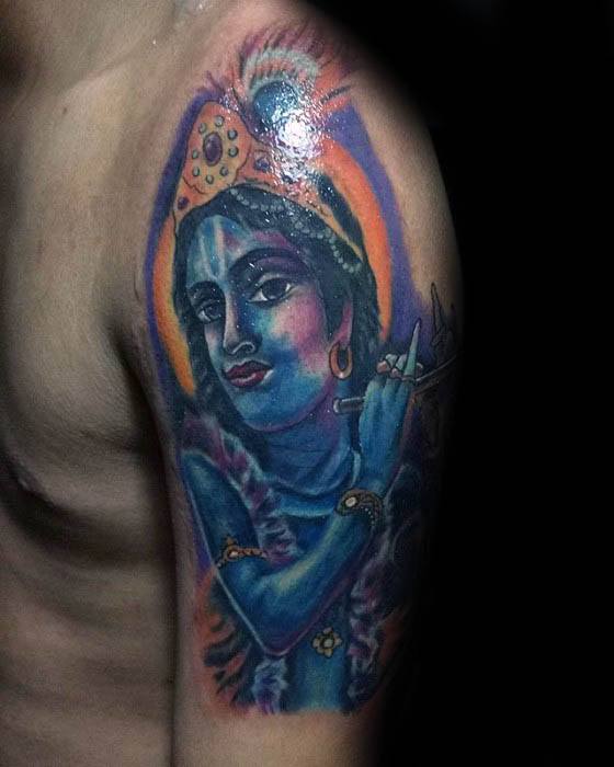 tatuaje Dios Krishna 58