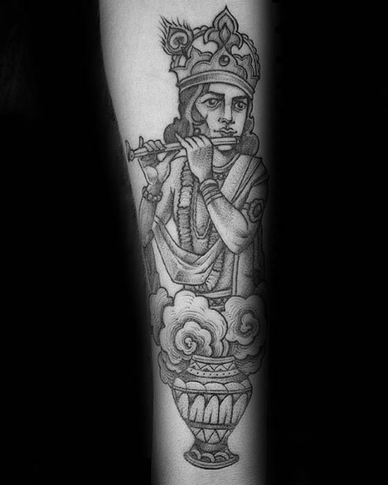 tatuaje Dios Krishna 62