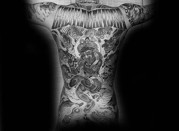 tatuaje Dios Krishna 64