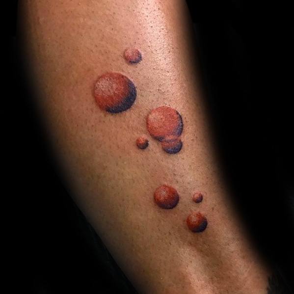 tatuaje burbuja pompa 18
