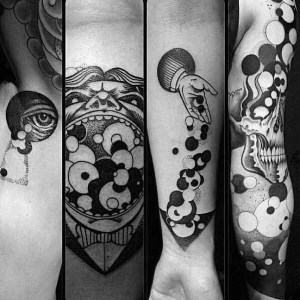 tatuaje burbuja pompa 24