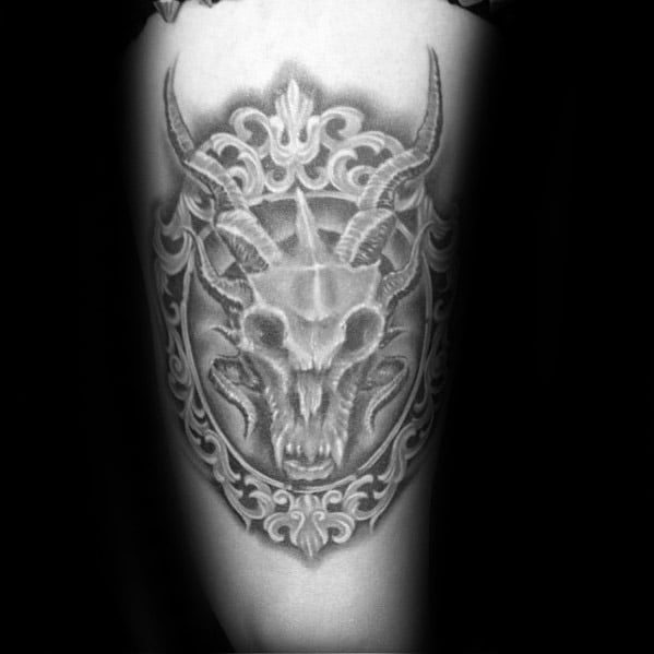 tatuaje calavera dragon 78