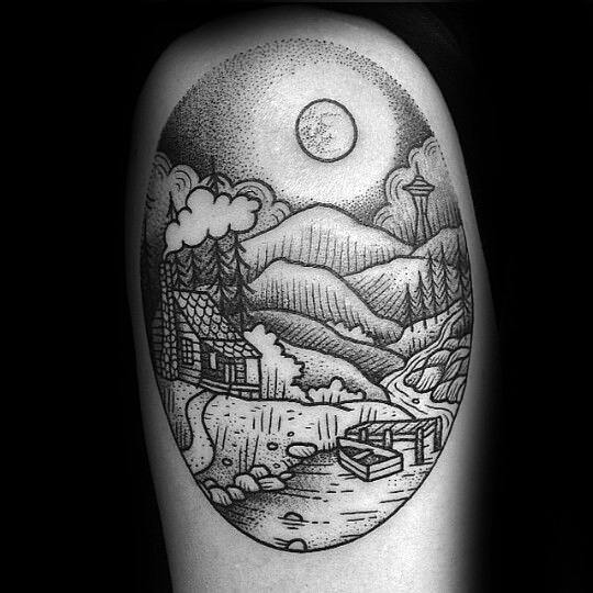 tatuaje de lago 26