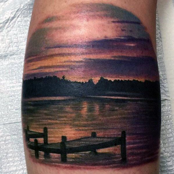 tatuaje de lago 32