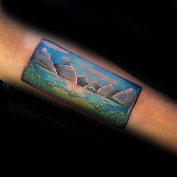 tatuaje de lago 46