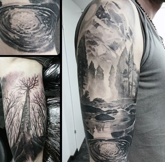 tatuaje de lago 60