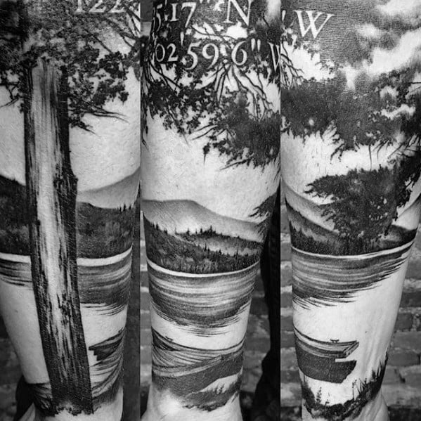 tatuaje de lago 68