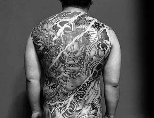 tatuaje dios Raijin 54