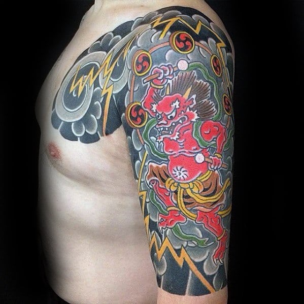 tatuaje dios Raijin 98