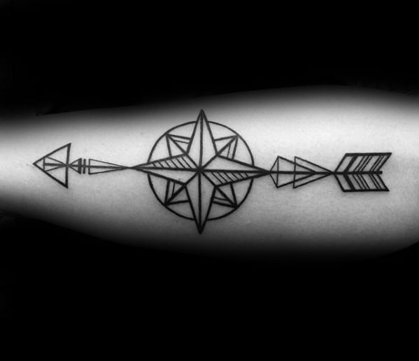 tatuaje flecha geometrica 04