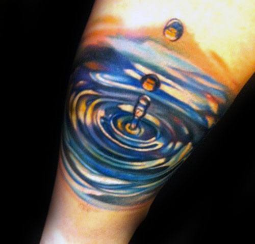 tatuaje gota de agua 48