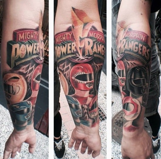 tatuaje power rangers 20