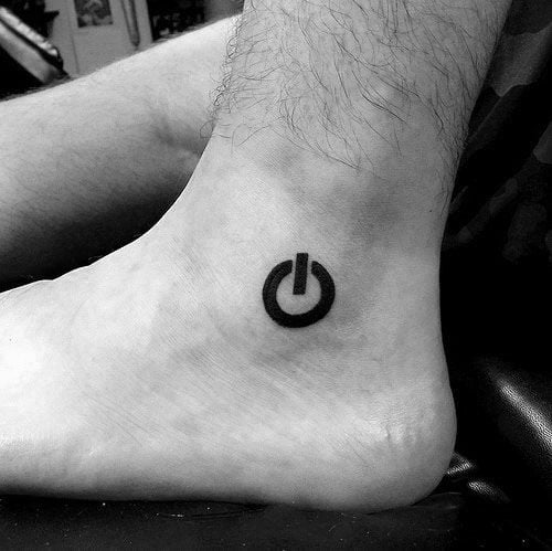24 Tatuajes del símbolo de encendido (POWER) y el significado