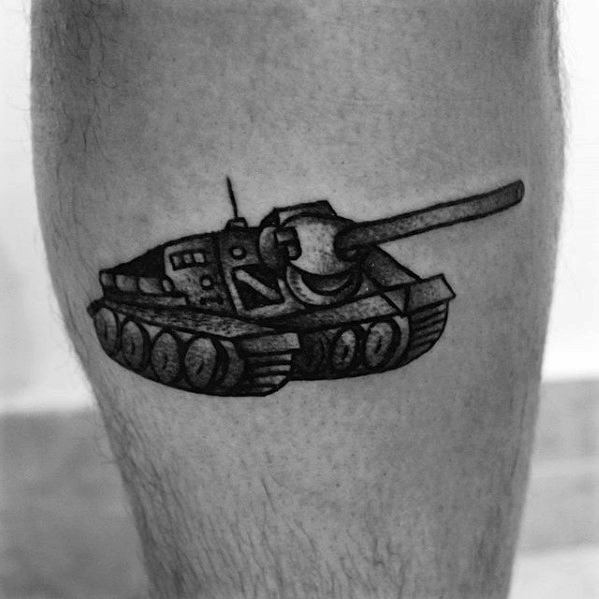 tatuaje tanque militar 08