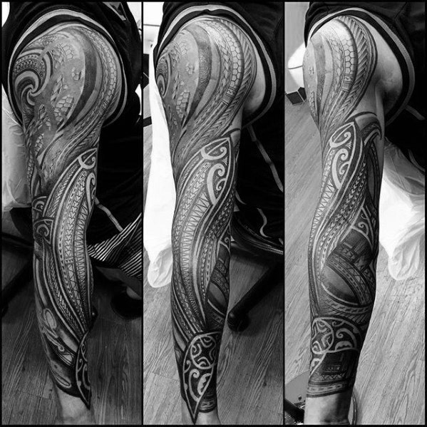 tatuaje tiburon maori 48