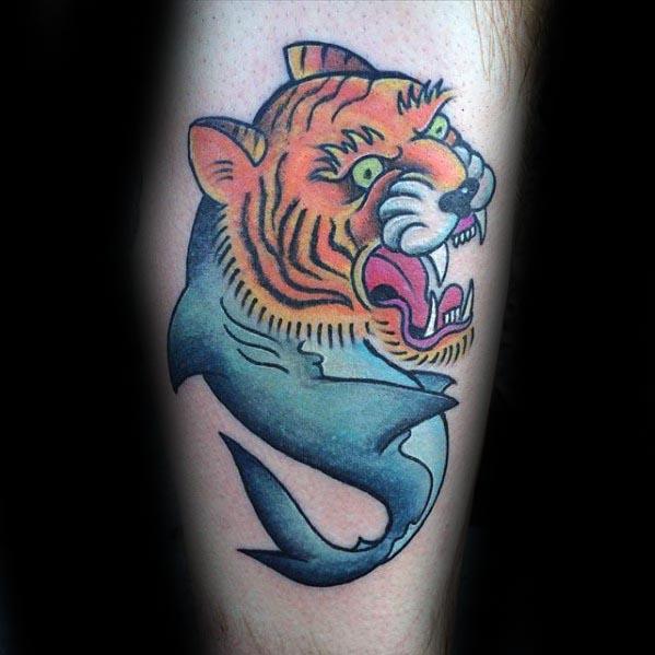 tatuaje tiburon tigre 22