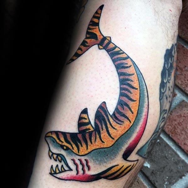 tatuaje tiburon tigre 26
