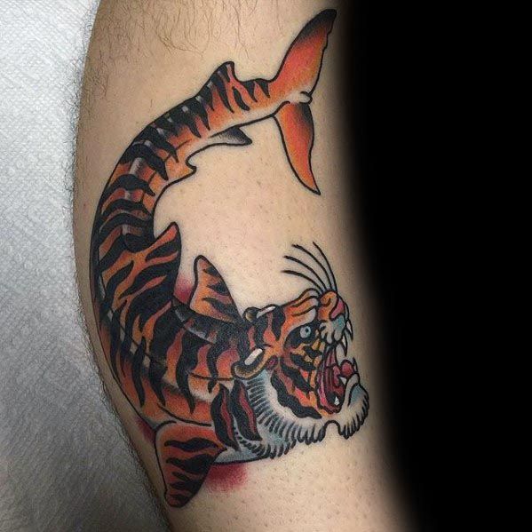 tatuaje tiburon tigre 30
